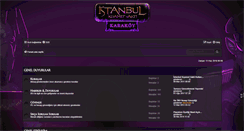 Desktop Screenshot of forum.istanbuloyun.com